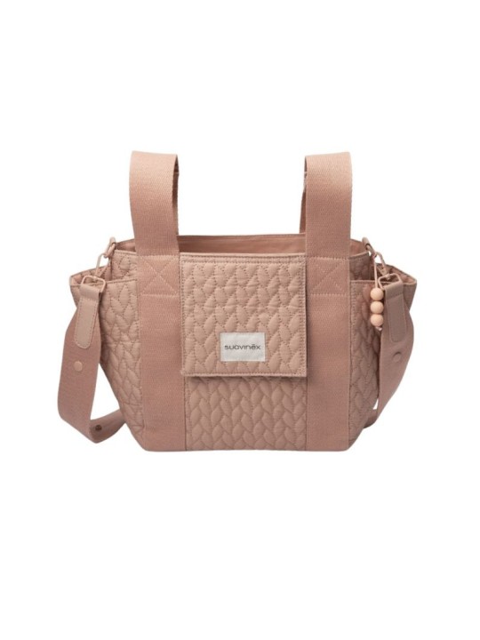 Suavinex bolso maternidad pequeño color rosa