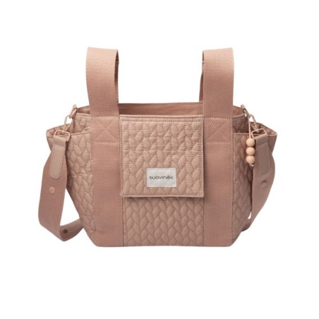 Suavinex bolso maternidad pequeño color rosa