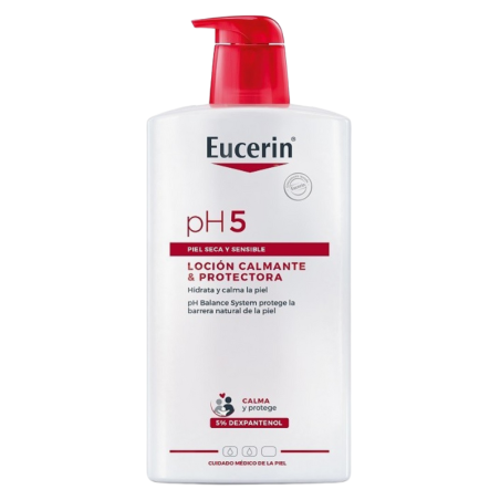 Eucerin ph5 loción calmante y protectora hidratante 1L