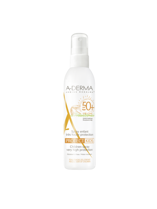 A-derma protect kids spray  niños spf50+