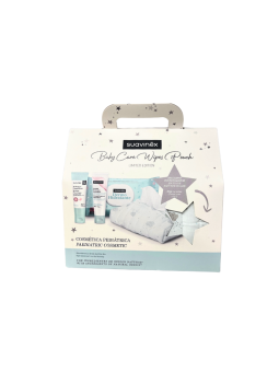 Suavinex baby care wipes canastilla pack blue