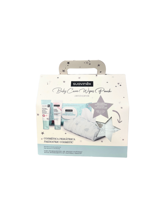 Suavinex baby care wipes canastilla pack blue