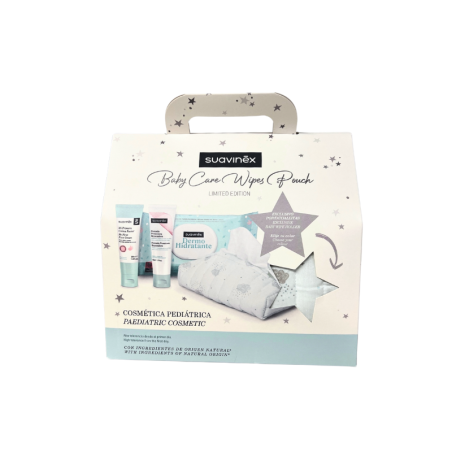 Suavinex baby care wipes canastilla pack blue