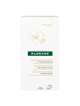 Klorane cera fria depilatoria  facial 6 bandas