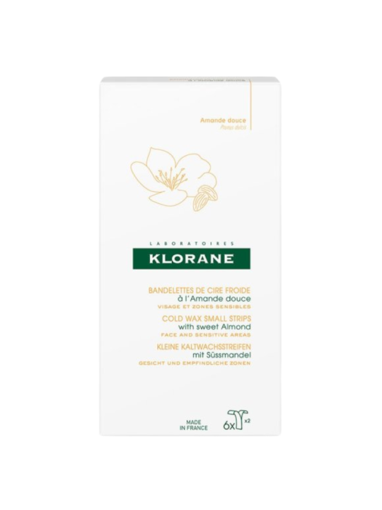 Klorane cera fria depilatoria  facial 6 bandas