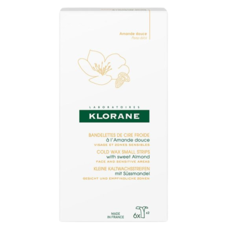 Klorane cera fria depilatoria  facial 6 bandas