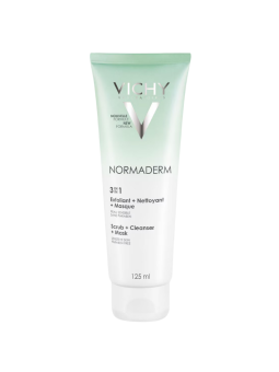 Vichy Normaderm limpiador 3 en 1 Exfoliante Limpiador Mascarilla