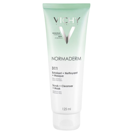 Vichy Normaderm limpiador 3 en 1 Exfoliante Limpiador Mascarilla