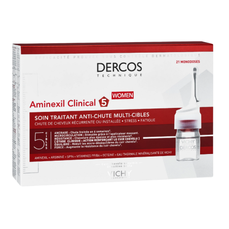 Vichy Dercos Aminexil 5 Clinical mujer 21 monodosis