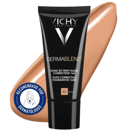 Vichy Dermablend fluido corrector 16 H Nº 45 Gold