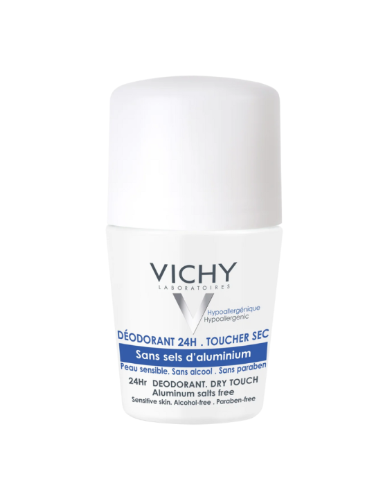 Vichy desodorante roll on sin sales aluminio 24h