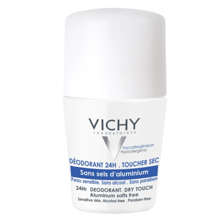 Vichy desodorante roll on sin sales aluminio 24h