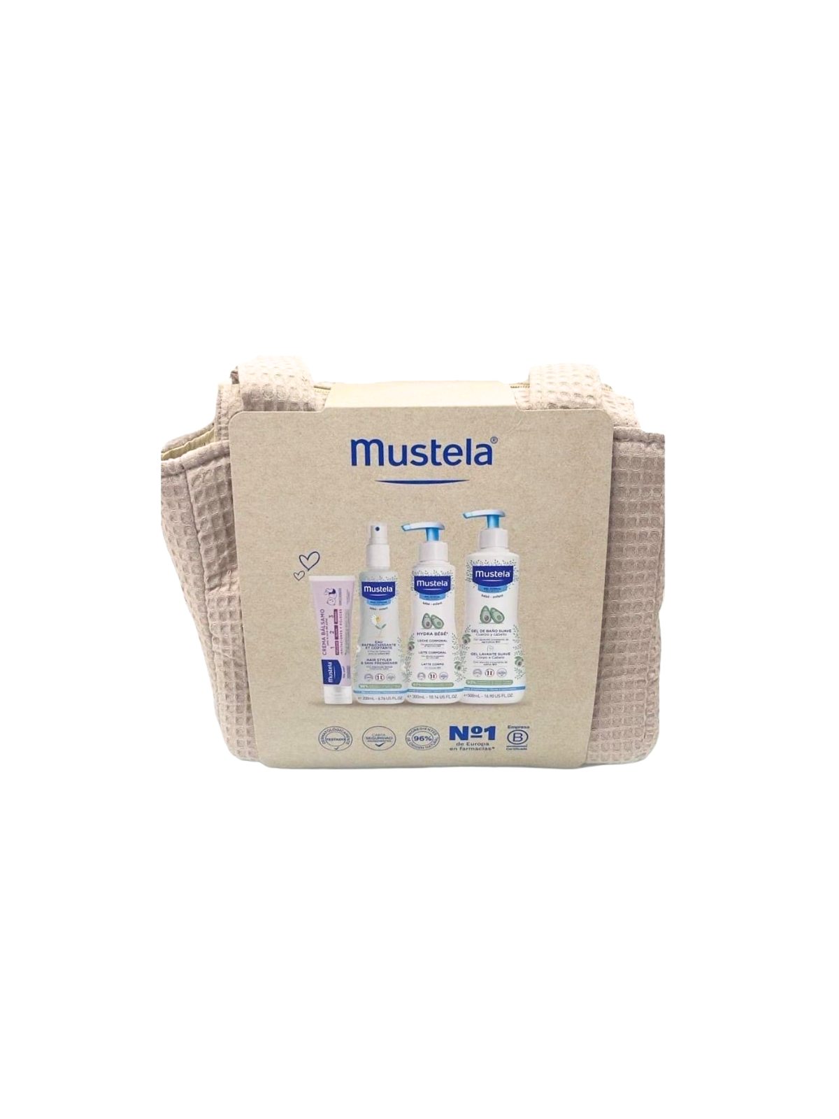 Mustela bolsa carrito beige
