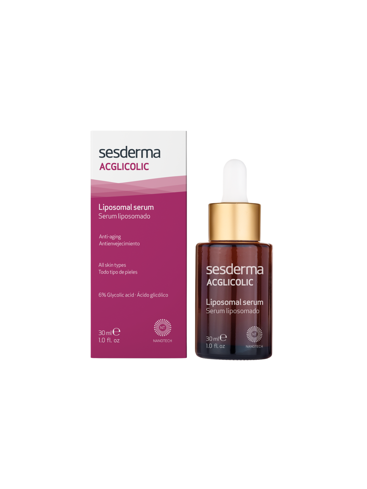 Sesderma acglicolic facial serum liposomado
