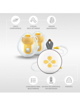 Medela sacaleches swing maxi doble hands free (motor de siempre)