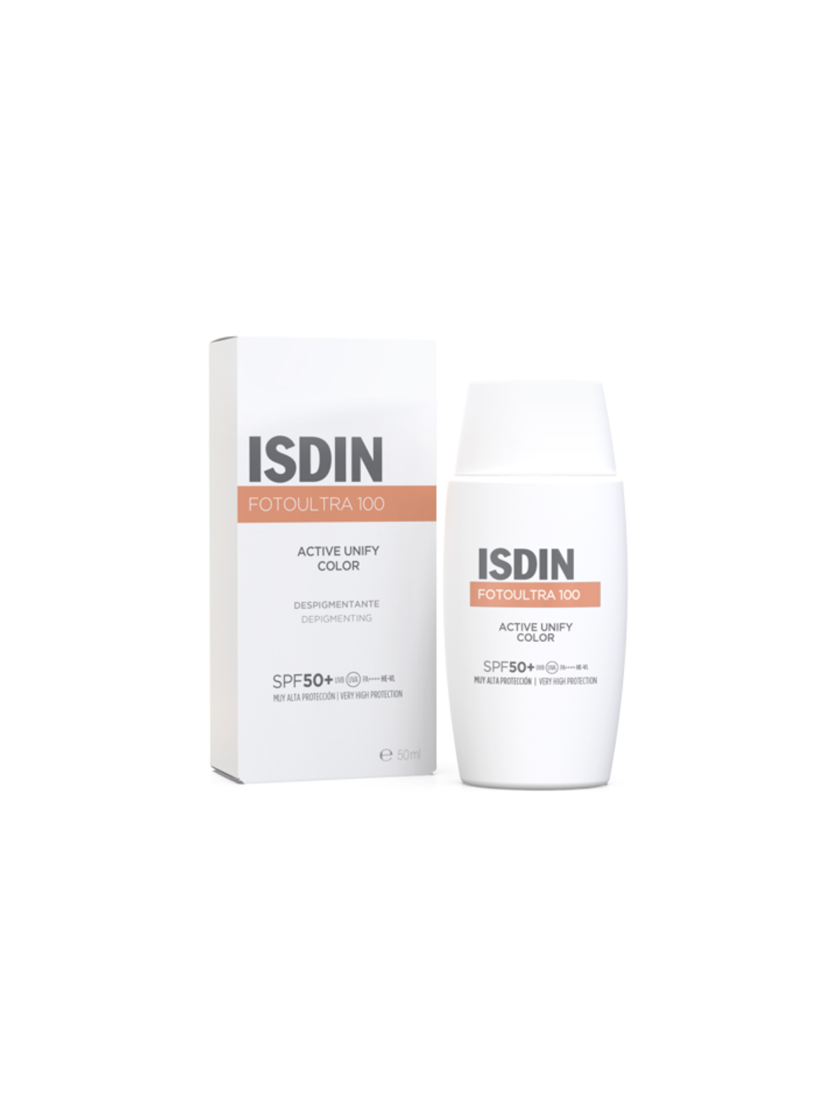 Isdin Fotoultra 100 Active Unify Color SPF 50+ 50 ml