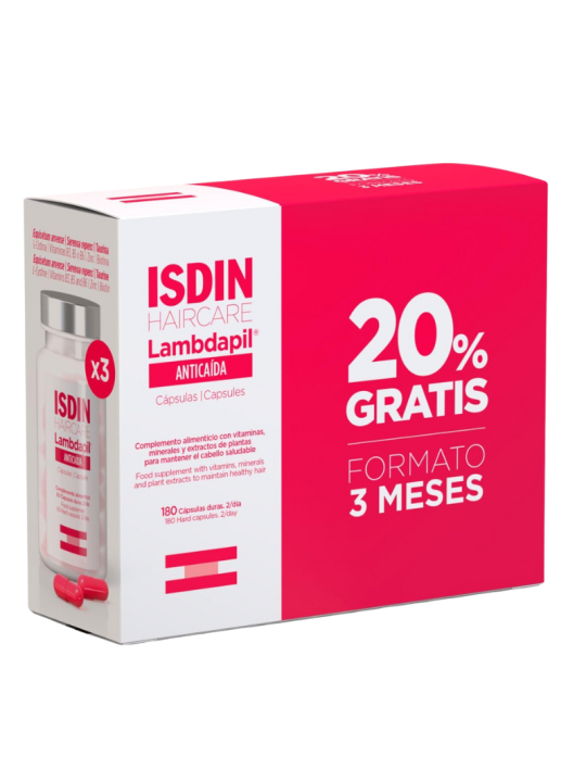 Isdin Lambdapil Anticaída 180 cápsulas