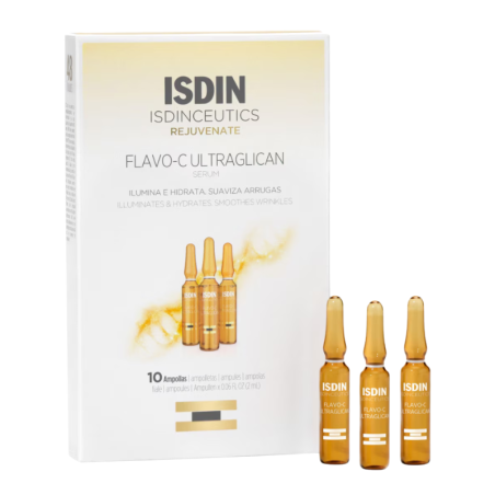 ISDIN Isdinceutics Flavo-C Ultraglican sérum de día 10 ampollas de 2 m