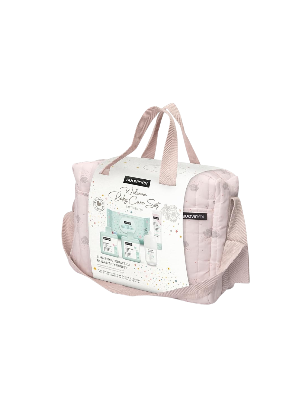 Suavinex bolso paseo rosa pack