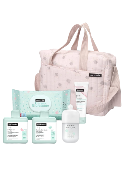 Suavinex bolso paseo rosa pack