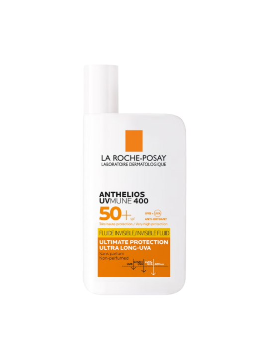 La Roche Posay Anthelios UVMune 400 fluido invisible sin perfume SPF 50