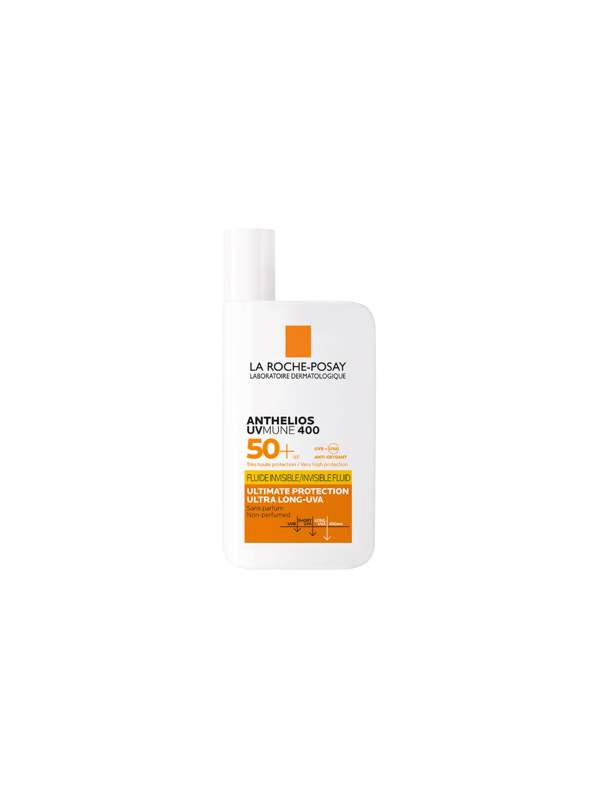 La Roche Posay Anthelios UVMune 400 fluido invisible sin perfume SPF 50