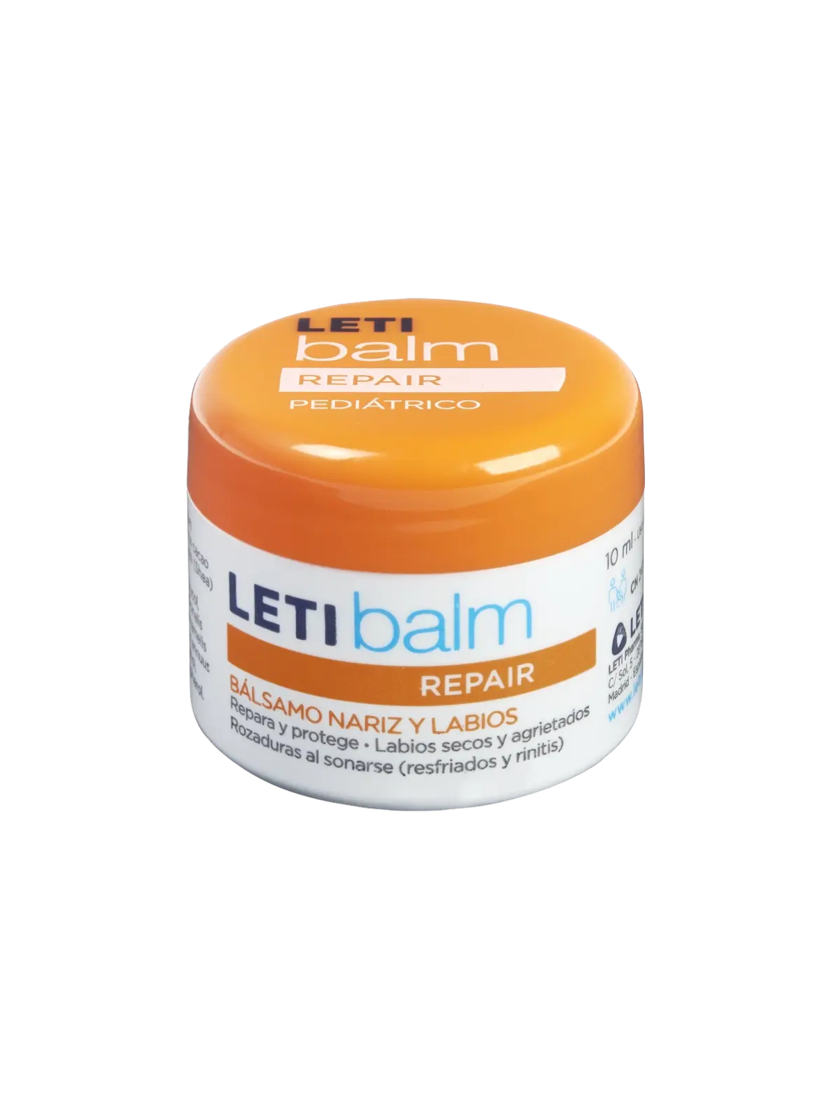 Letibalm pediatrico reparador nariz y labios