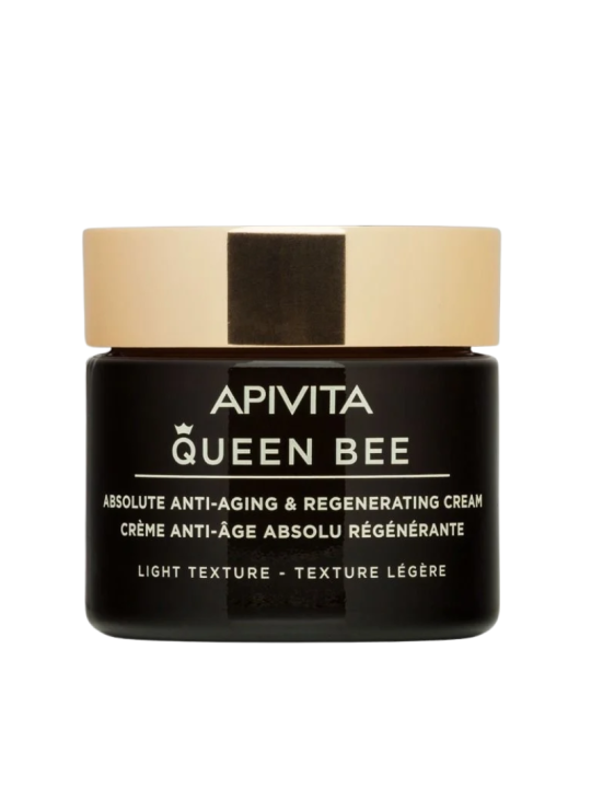 Apivita Queen Bee crema Regeneradora Antiedad Absoluto textura ligera 50 ml