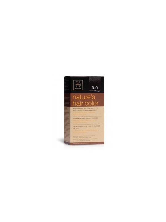 Apivita nature's tinte cabello 3.0 castaño oscuro