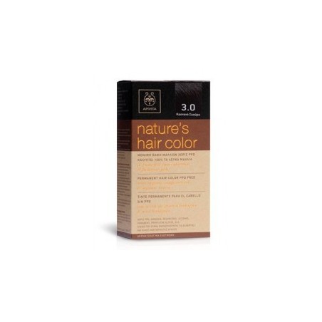 Apivita nature's tinte cabello 3.0 castaño oscuro