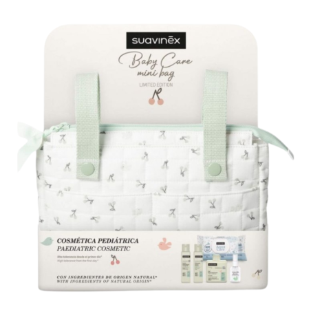 Suavinex canastilla baby care mini bag set color verde
