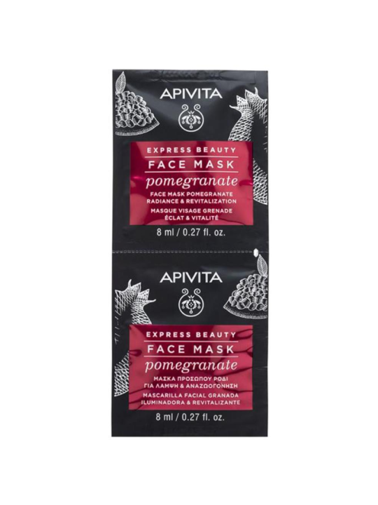 Apivita express beauty mascarilla granada 2x8ml