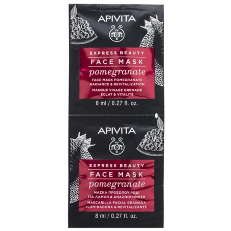 Apivita express beauty mascarilla granada 2x8ml