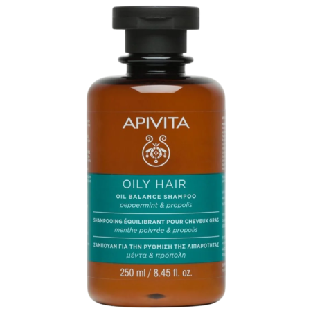 Apivita champu equilibrante para cabello graso