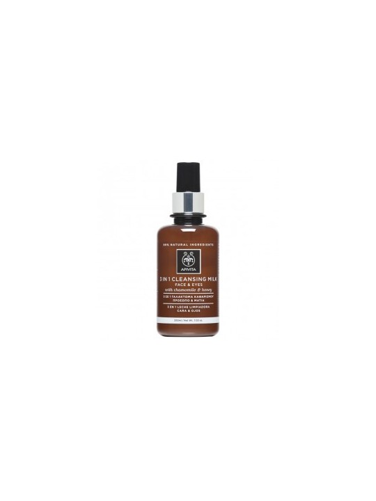 Apivita leche limpiadora cara ojos 3en1 camomila 200 ML