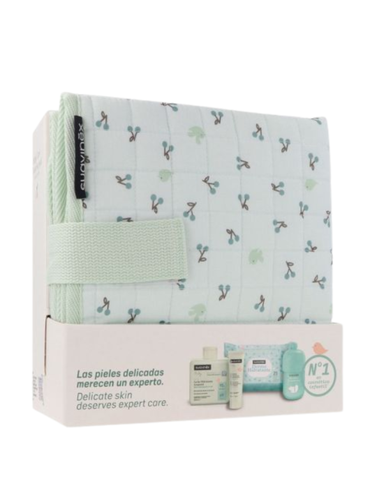 Suavinex baby care cambiador birdies verde