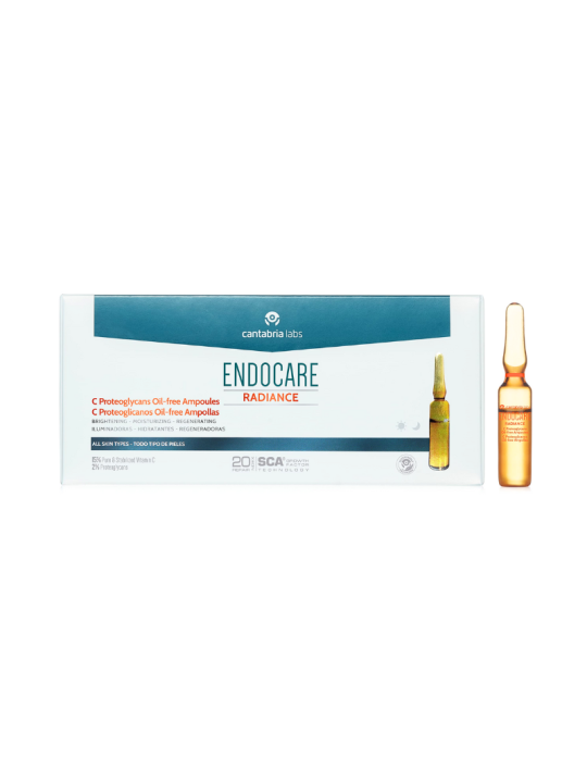 Endocare radiance c proteoglicanos oilfree ampollas