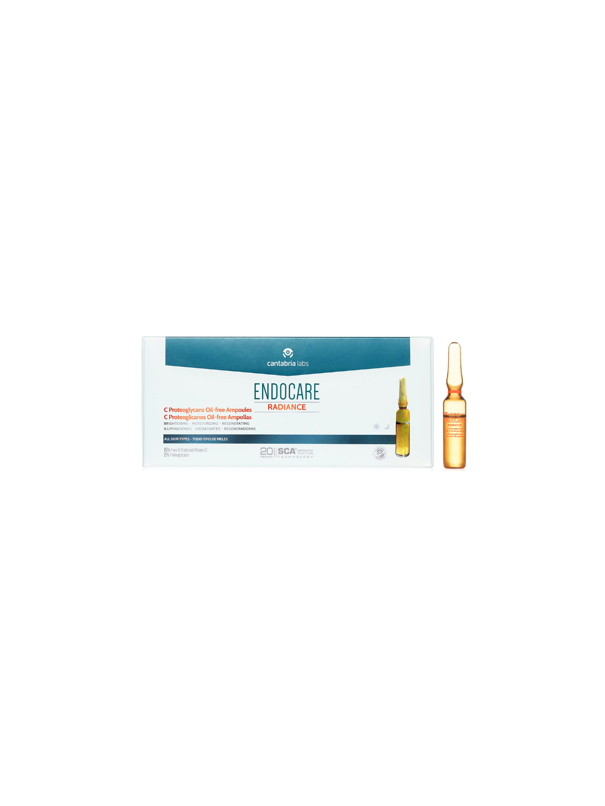 Endocare radiance c proteoglicanos oilfree ampollas