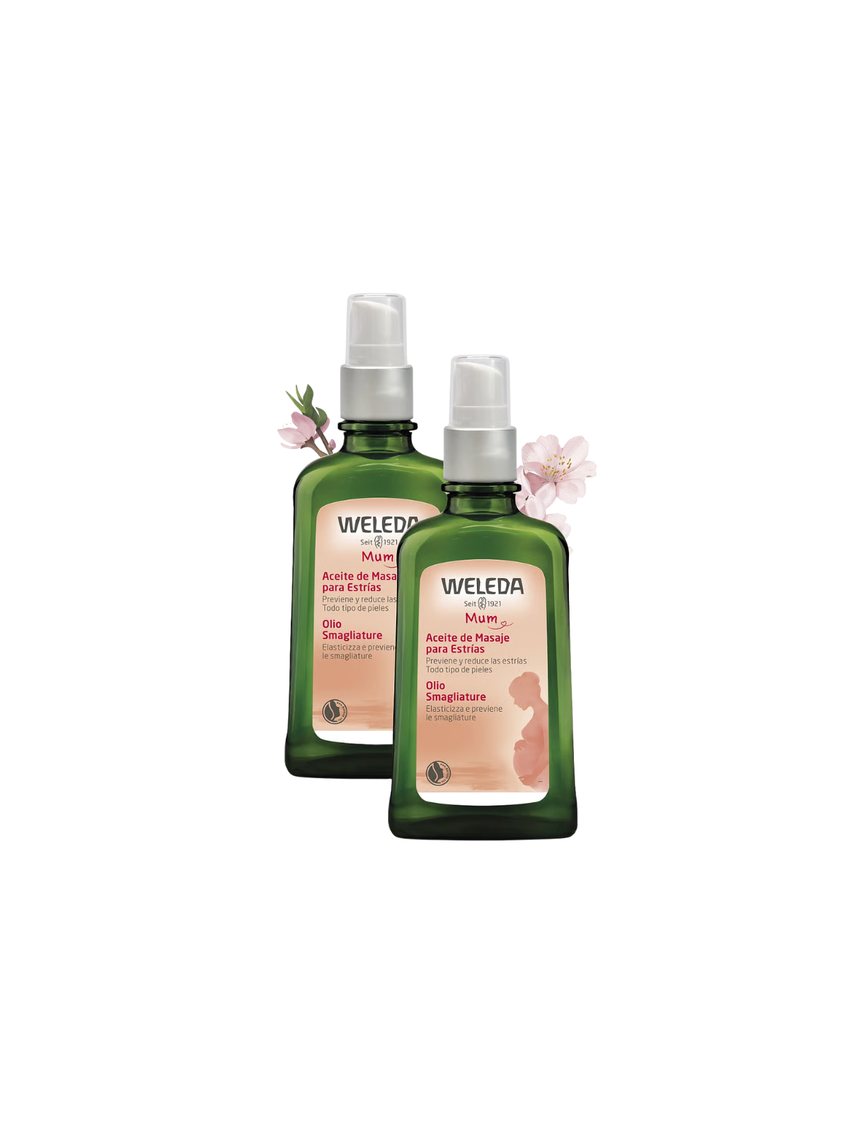 Weleda aceite masaje antiestrias duplo