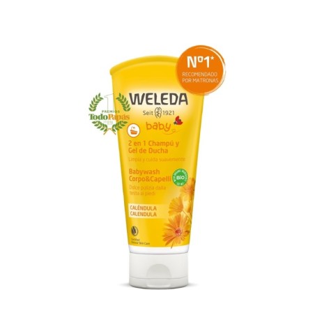 Weleda baby champu y gel de ducha de caléndula