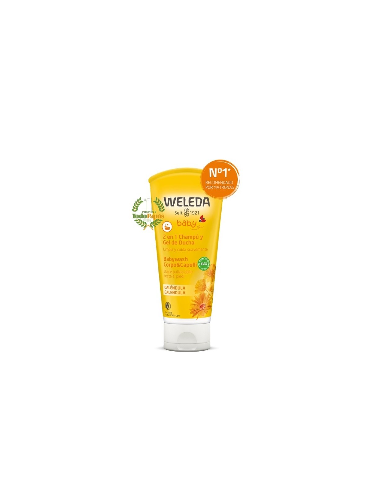 Weleda baby champu y gel de ducha de caléndula