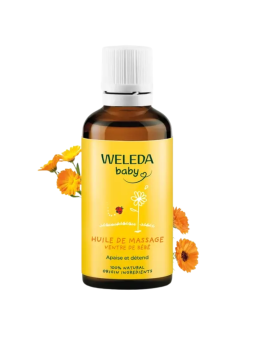Weleda aceite de masaje tripita del bebe