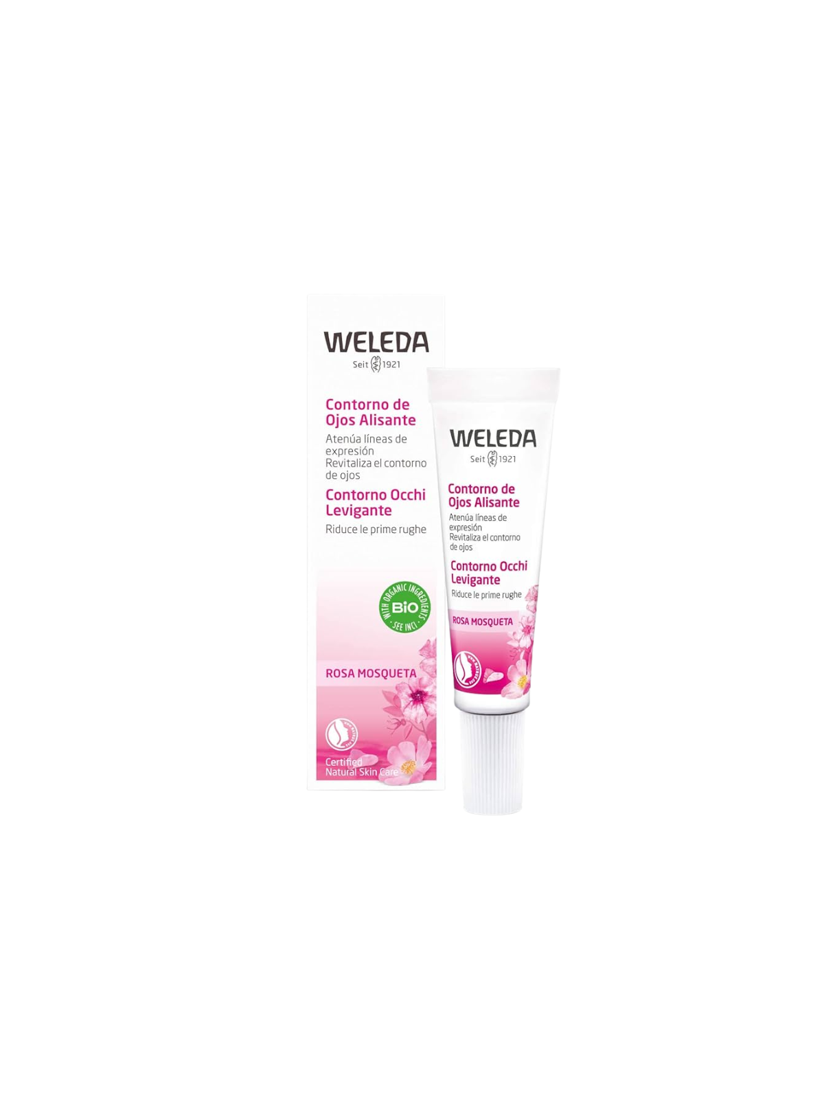 Weleda rosa mosqueta contorno ojos