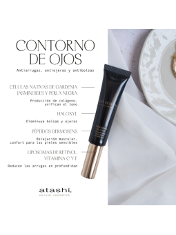Atashi contorno de ojos antiedad antiarrugas 15ml
