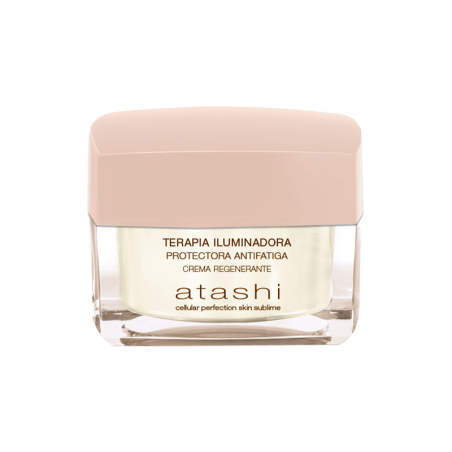 Atashi terapia iluminadora protectora antifatiga, crema regenerante