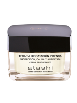 Atashi terapia hidratación intensa, protección, calma antifatiga, crema regenerante