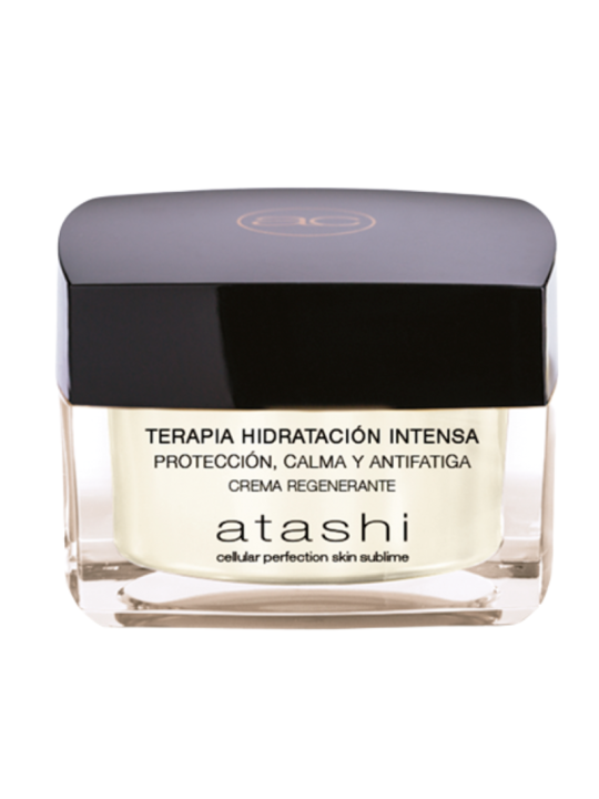 Atashi terapia hidratación intensa, protección, calma antifatiga, crema regenerante
