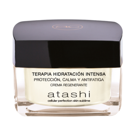 Atashi terapia hidratación intensa, protección, calma antifatiga, crema regenerante