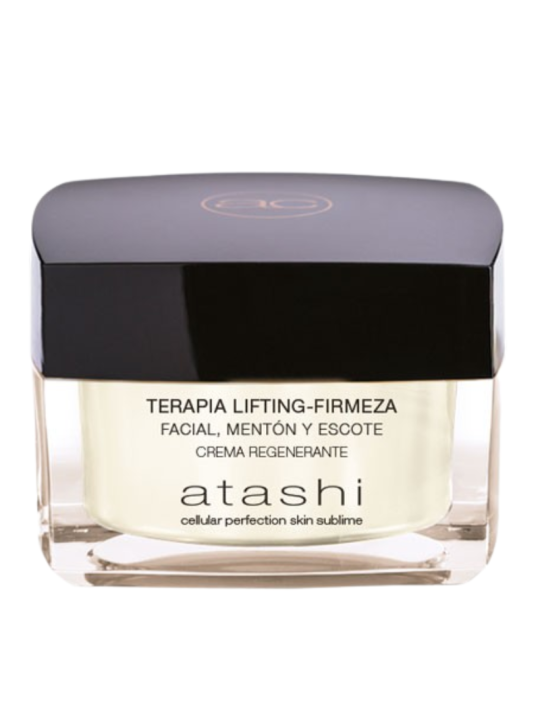 Atashi terapia lifting-firmeza facial, mentón y escote crema regenerante