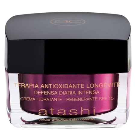Atashi antioxidante crema día hidratante-regenerante spf 15